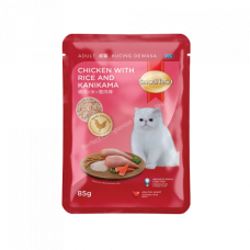 SMART HEART CAT FOOD (CHICKEN WITH RICE KANIKAMA) 85GM