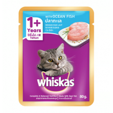 WHISKAS OCEAN FISH (1+ YEARS) 80G