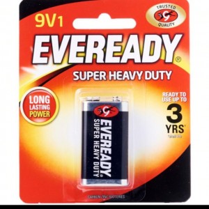 EVEREADY SUPER HEAVY DUTY 9V1 ( 3 YEARS )