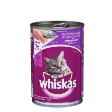 WHISKAS MACKEREL & SARDINES 400G