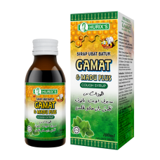 HURIX'S COUGH SYRUP GAMAT & MADU PLUS 60ML