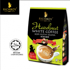 RICHBOY HAZELNUT WHITE COFFEE 3IN1 15'S X 40G