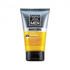 NANO WHITE MEN BRIGHTENING 3IN1 CLEANSER 50ML