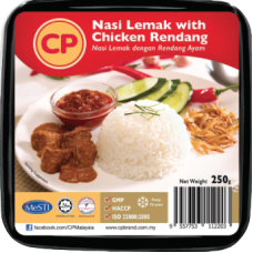 CP NASI LEMAK WITH CHICKEN RENDANG 250G